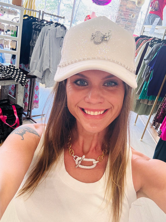 Pearl Catch Glam Hat
