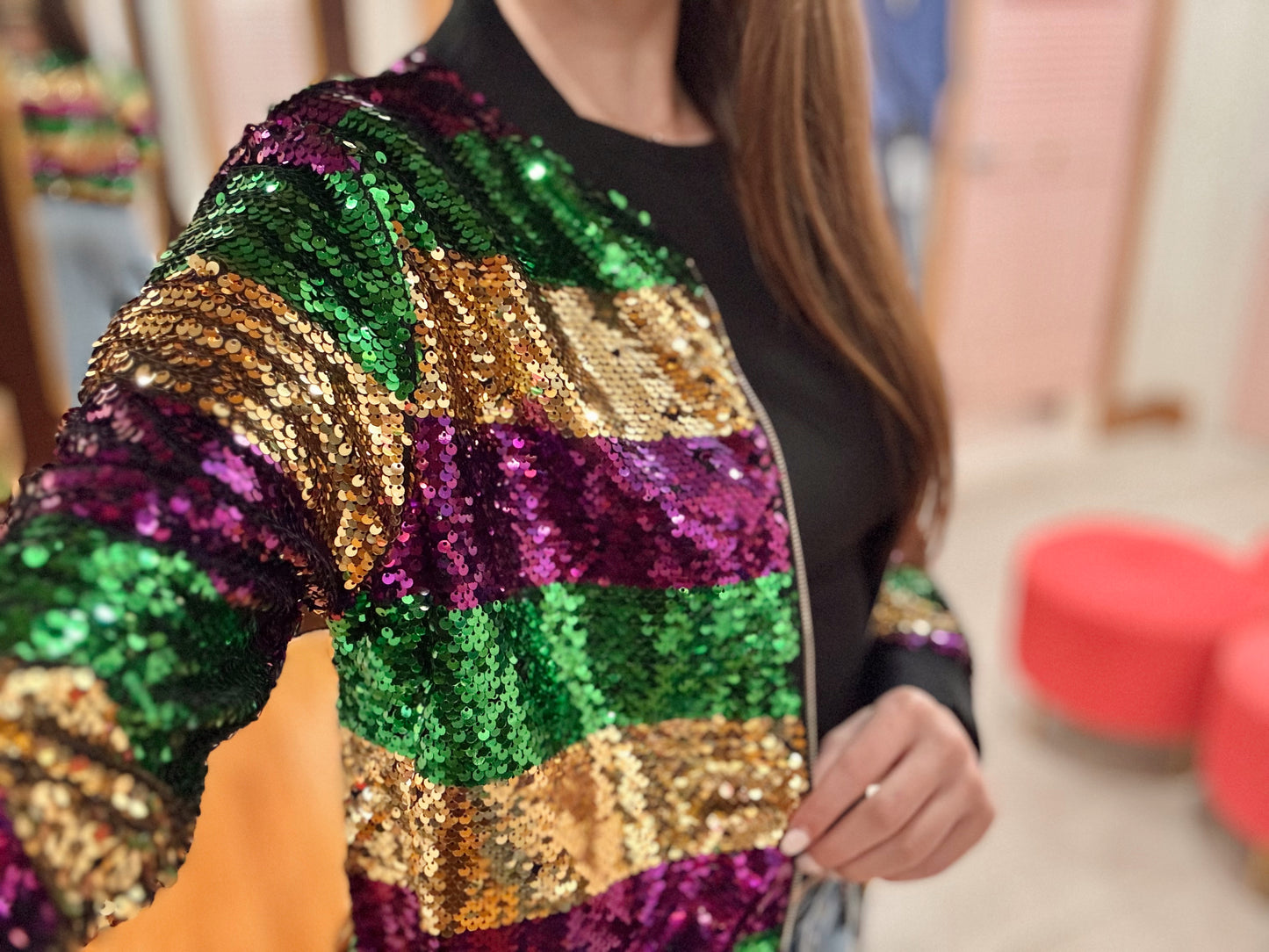 Triple Crown Sequin Jacket