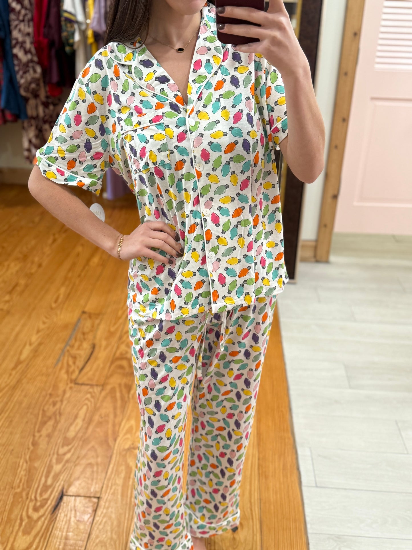 Holiday Lights Pajama Set