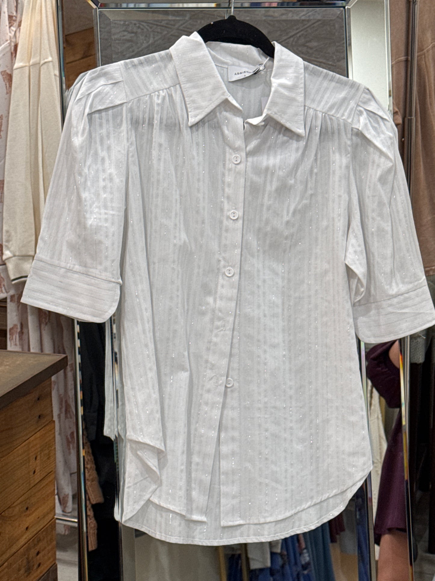 Carson White Button Up