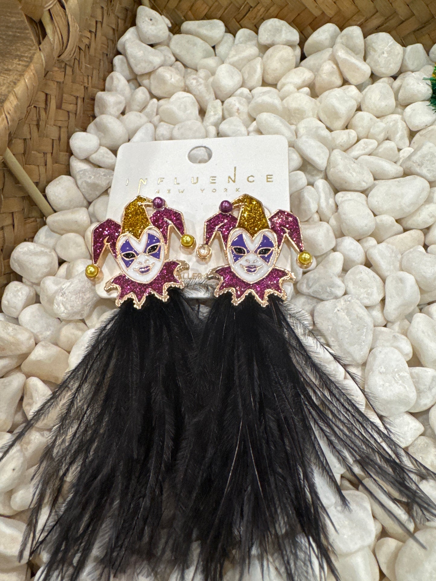 Masquerade Earrings Jester