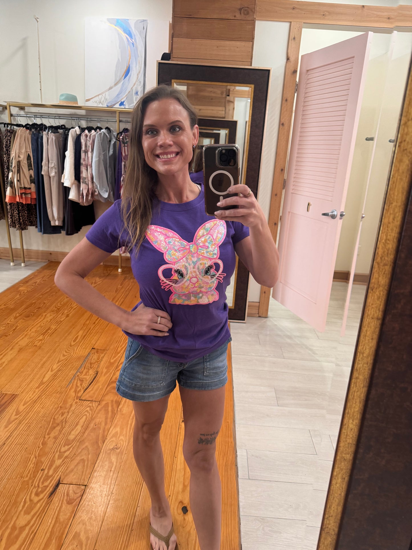 Sweet Bunny Sparkle Tee