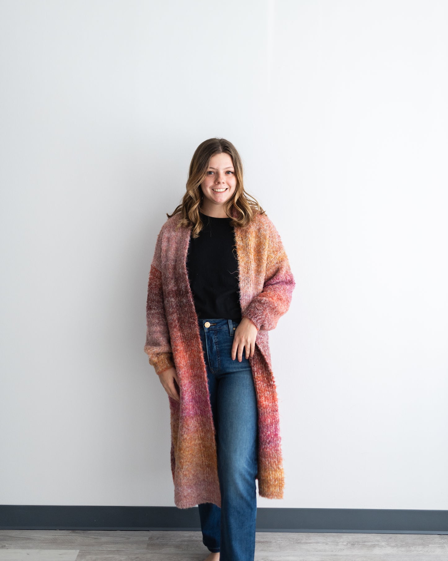 Burning Stories Ombre Cardigan