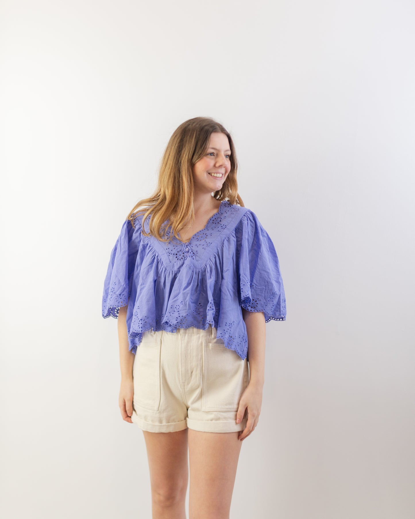 Perfect Forecast Costa Eyelet Top