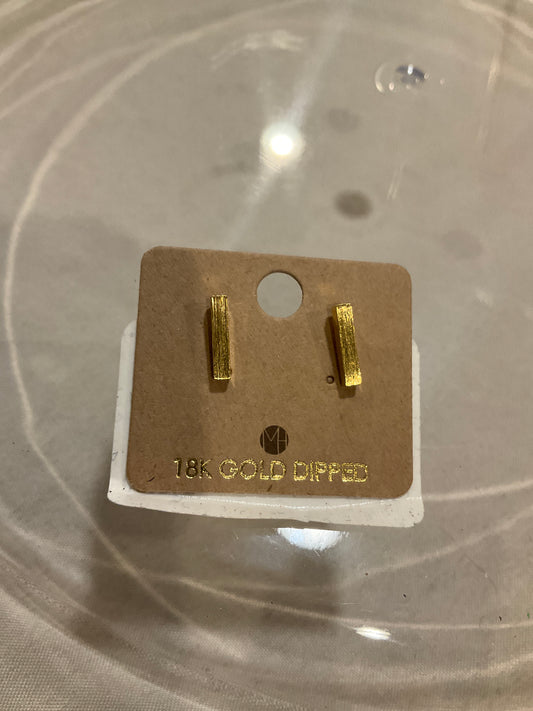 Silver post earrings