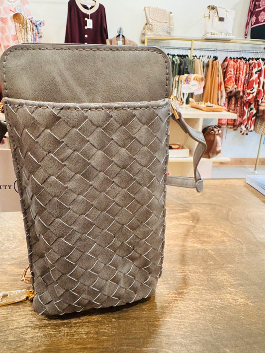 Woven Luxe Phone Crossbody