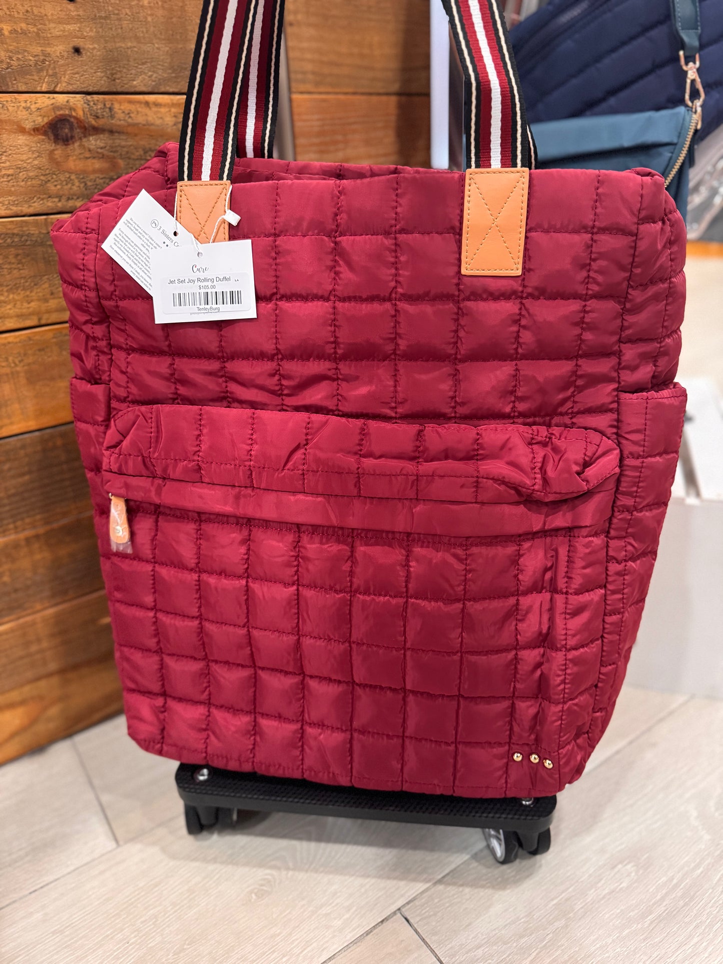 Jet Set Joy Rolling Duffel