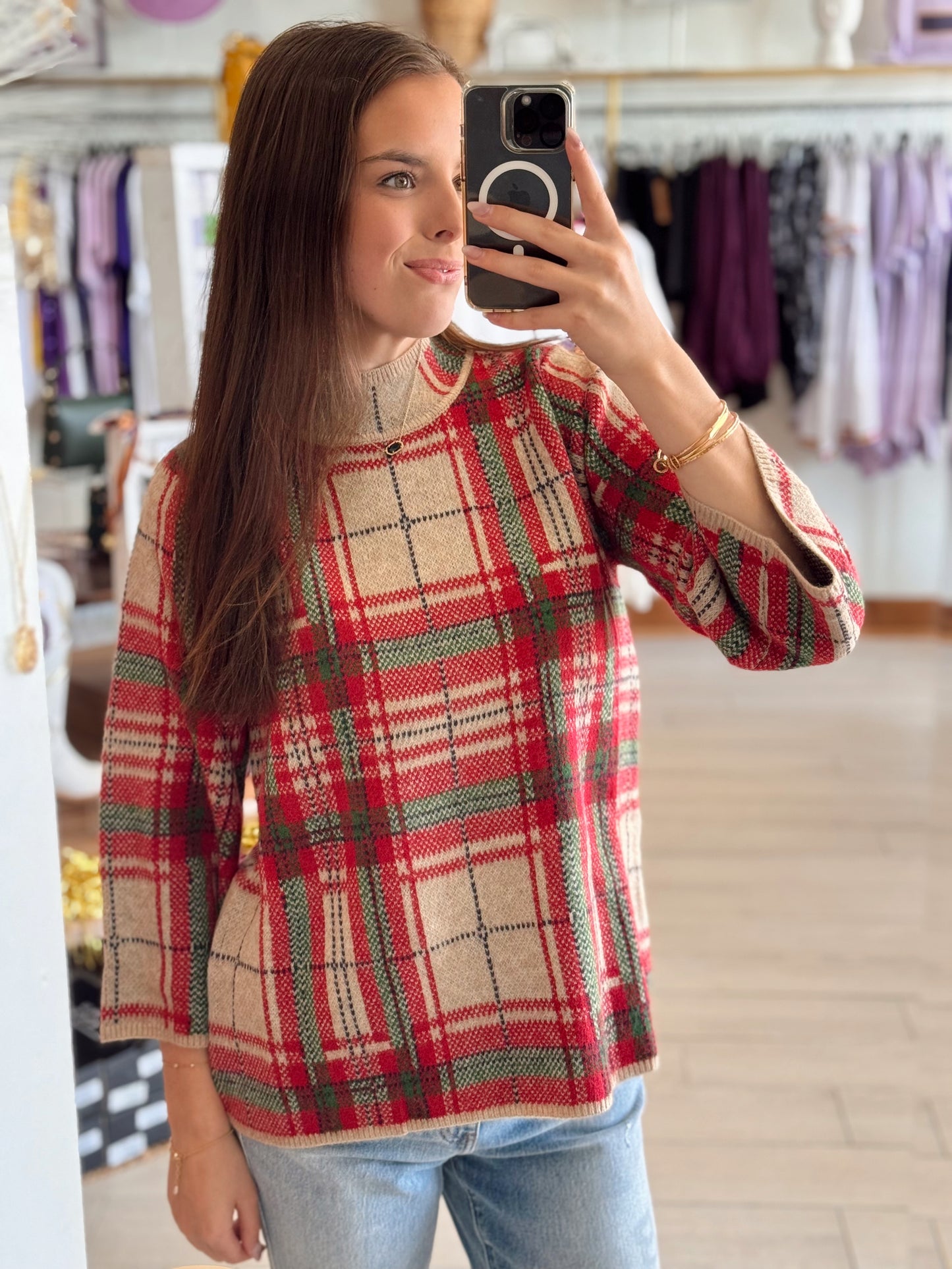 Home for the Holidays Curvy Top