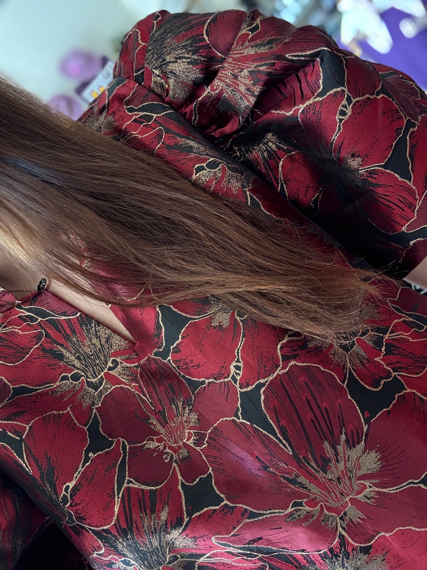 Cranberry Bloom Dress