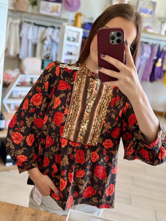 Autumn Embers Blouse