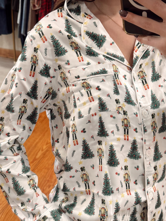Nutcracker Dreams Satin Pajama Set
