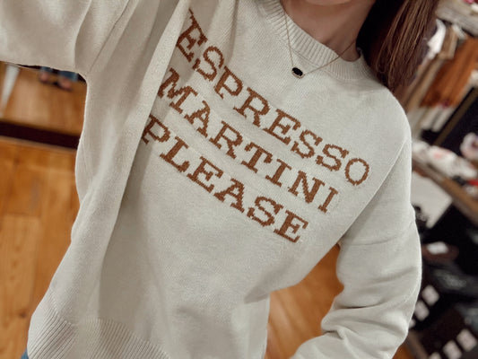 Espresso Yourself Sweater