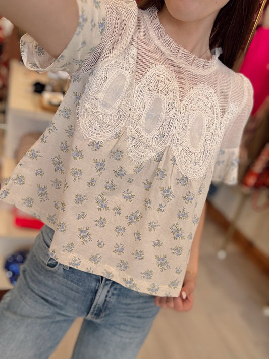 Sweet Meadow Floral Blouse
