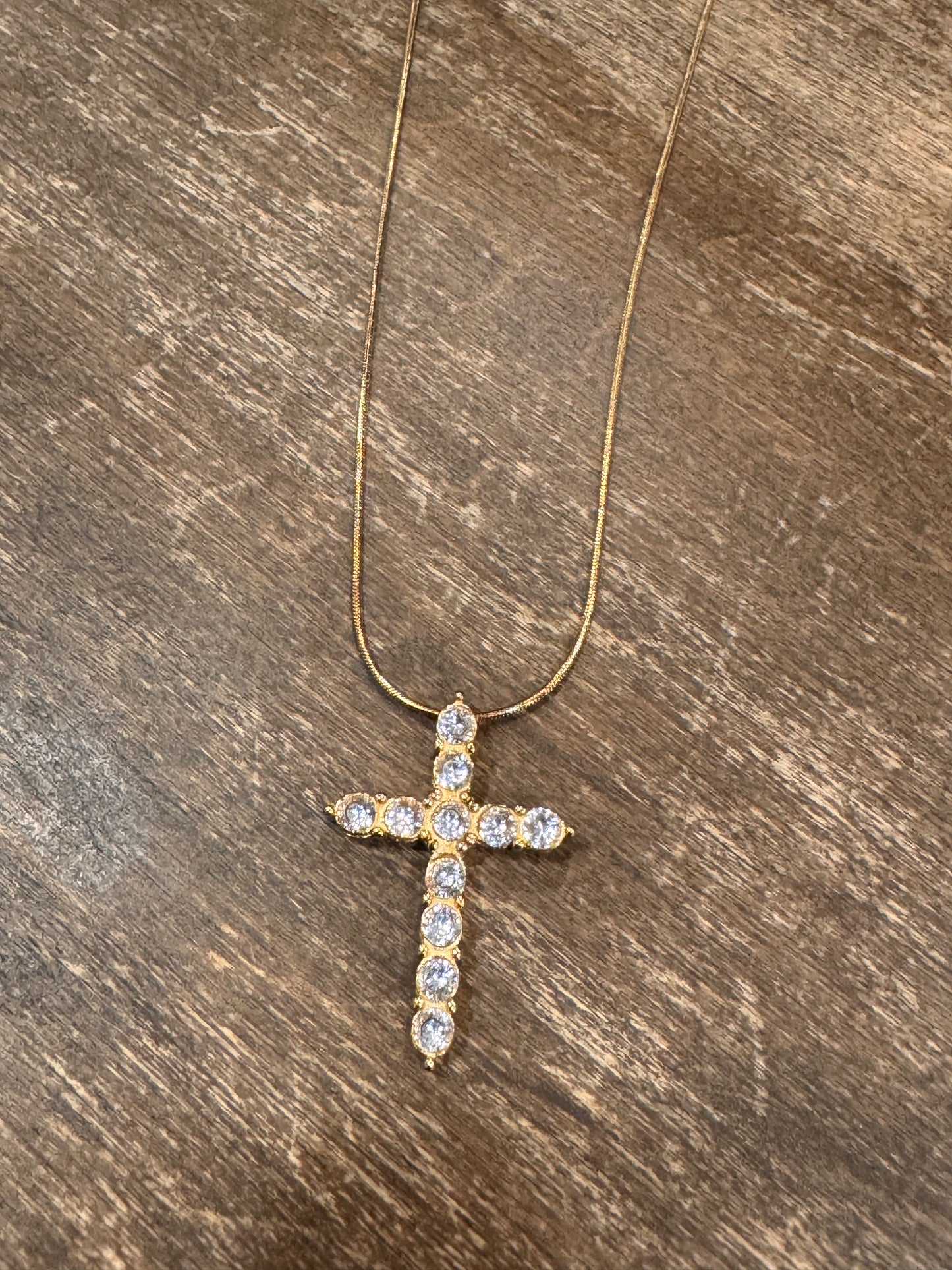 Faith & Shine Cross Necklace