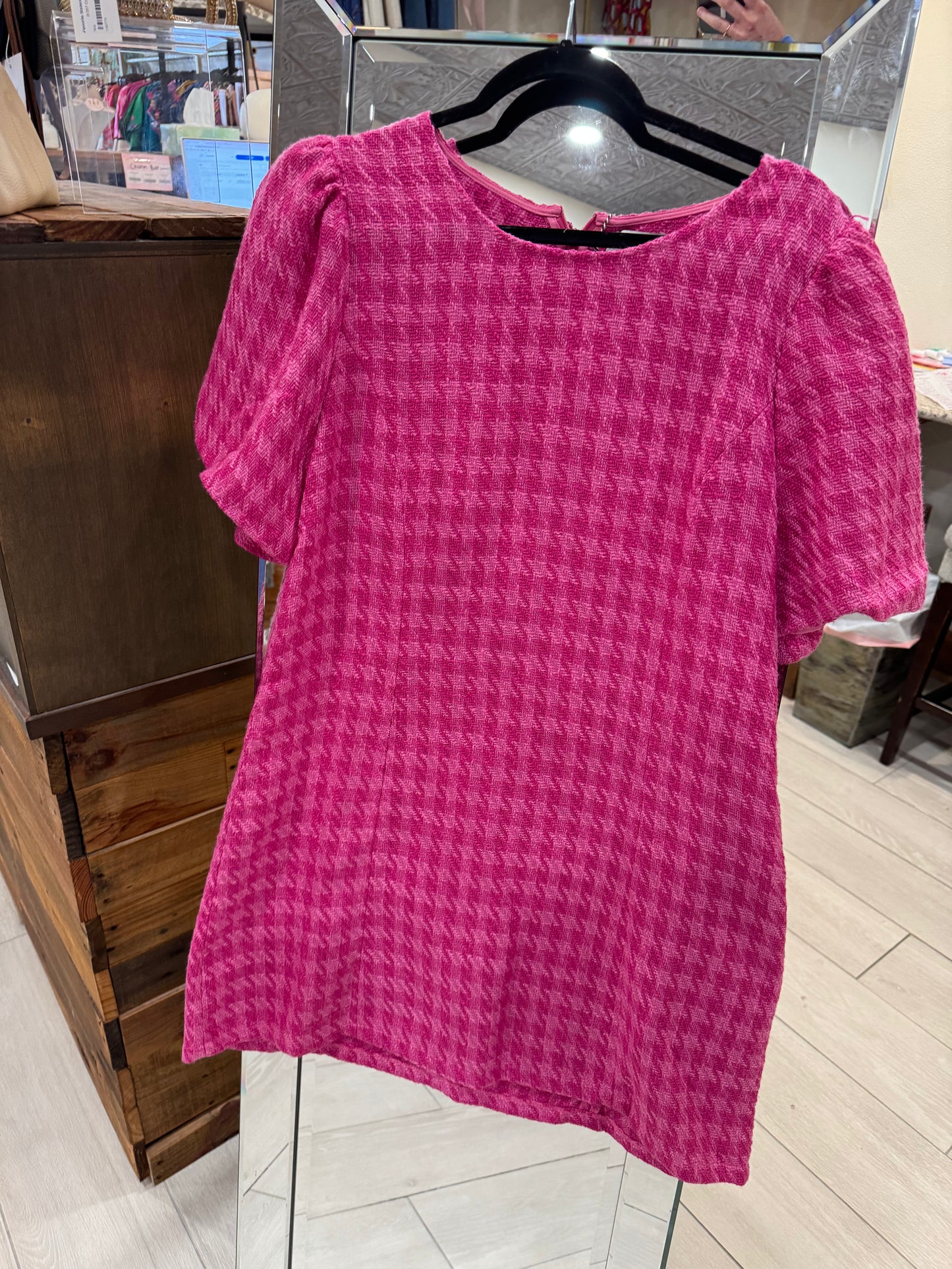 Fuchsia Woven Dress