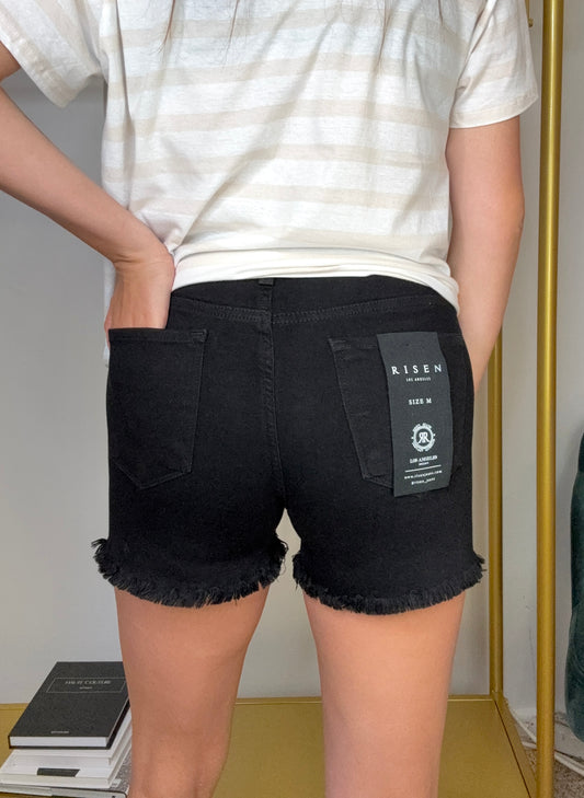 High Rise Basic Shorts