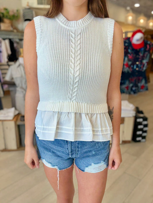 Millie Mixed Media Top