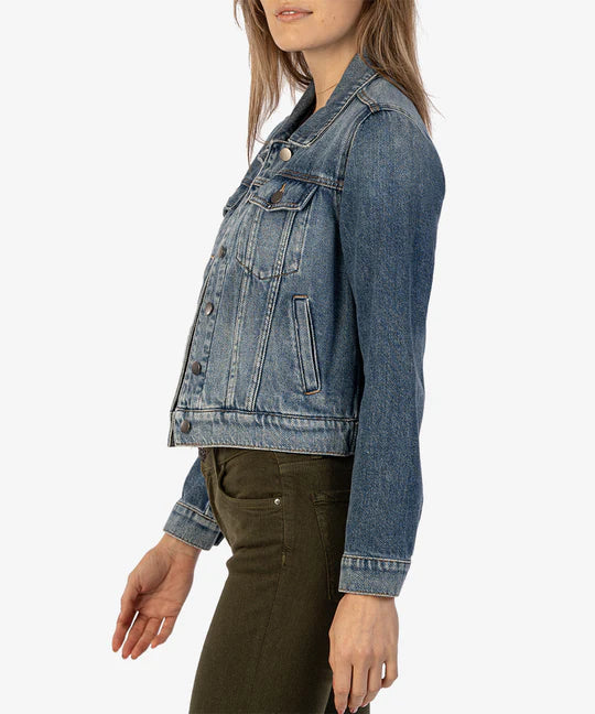 Julia Denim Crop Jacket