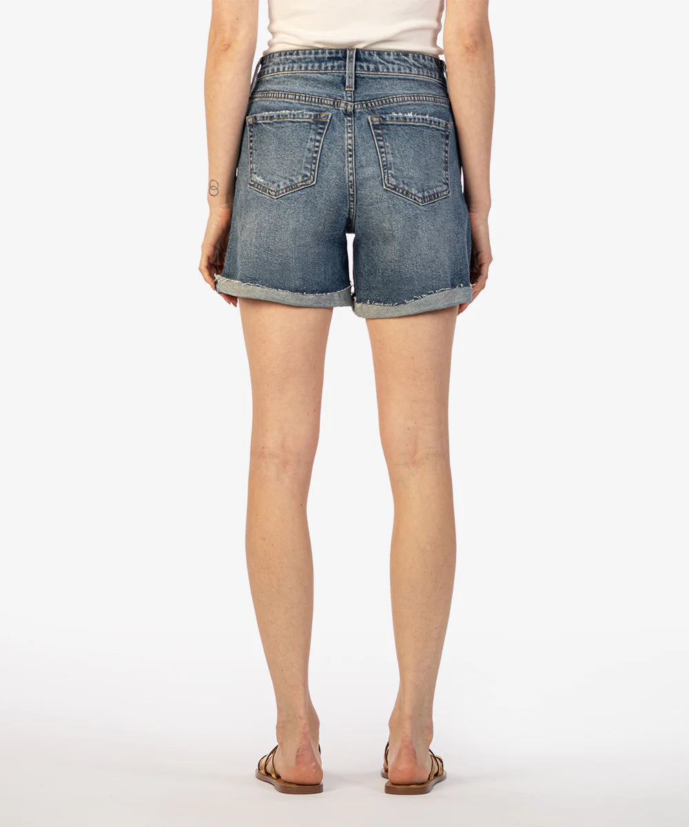 TAYLOR HIGH RISE SHORT ROLLED HEM (Assembled Wash)