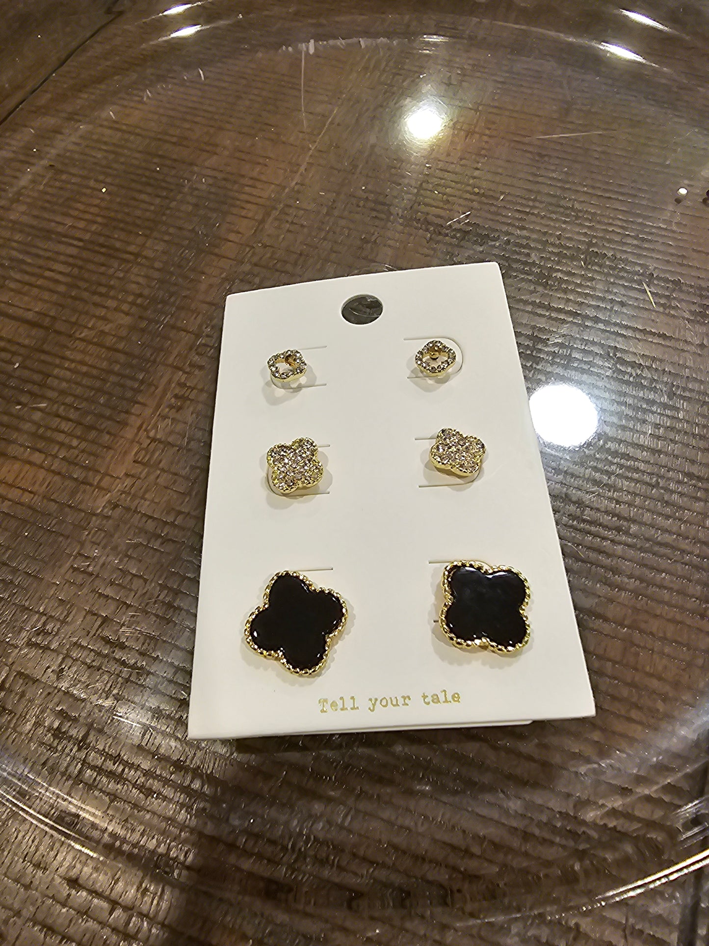 Clover Earring Set
