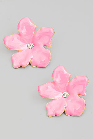 Delightful Touch Flower Stud Earrings