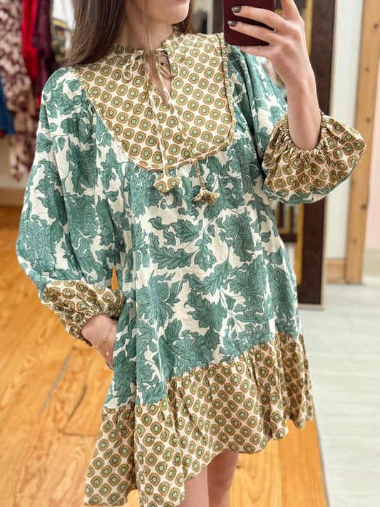 Sage & Saffron Boho Dress