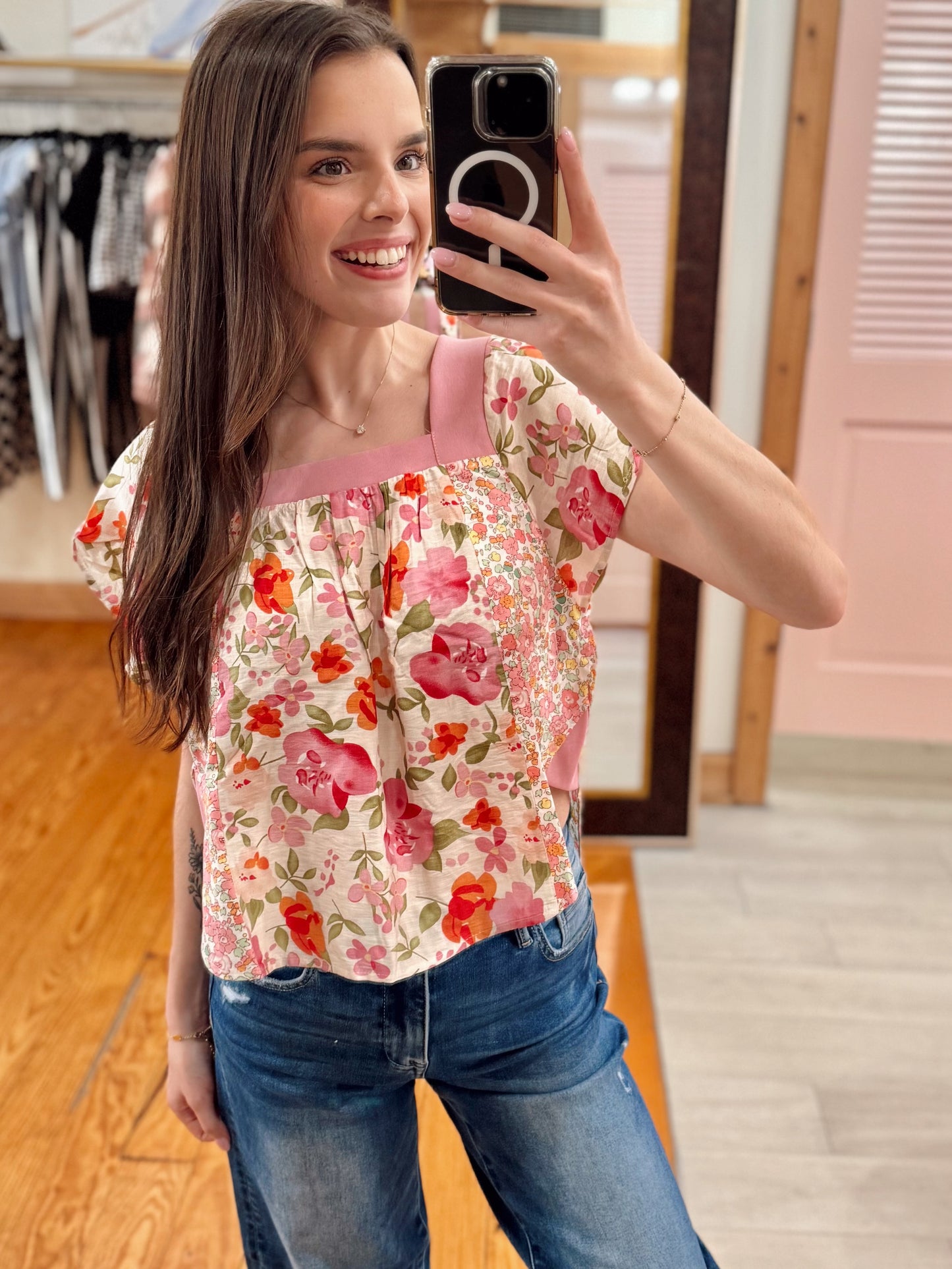 Hello Spring Floral Top