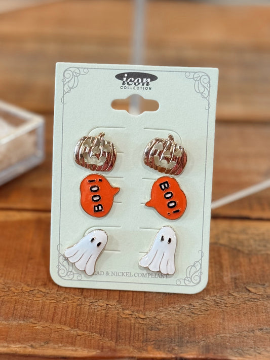 Spooky Trio Stud Set