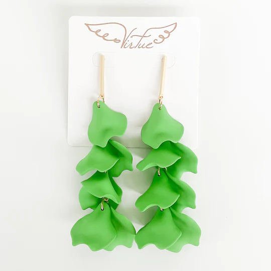 THE HYACINTH PETAL EARRINGS