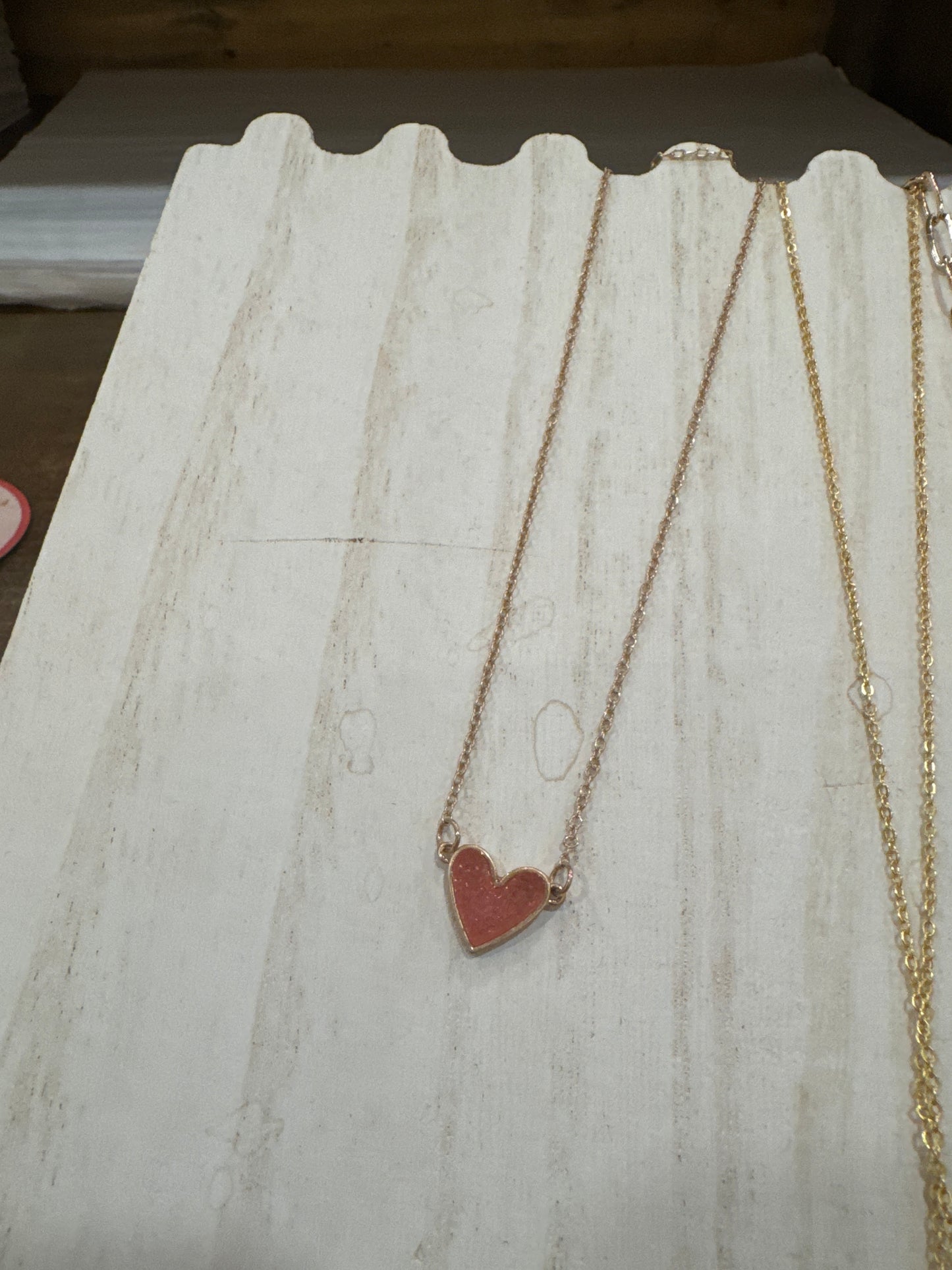 Pink Heart Necklace