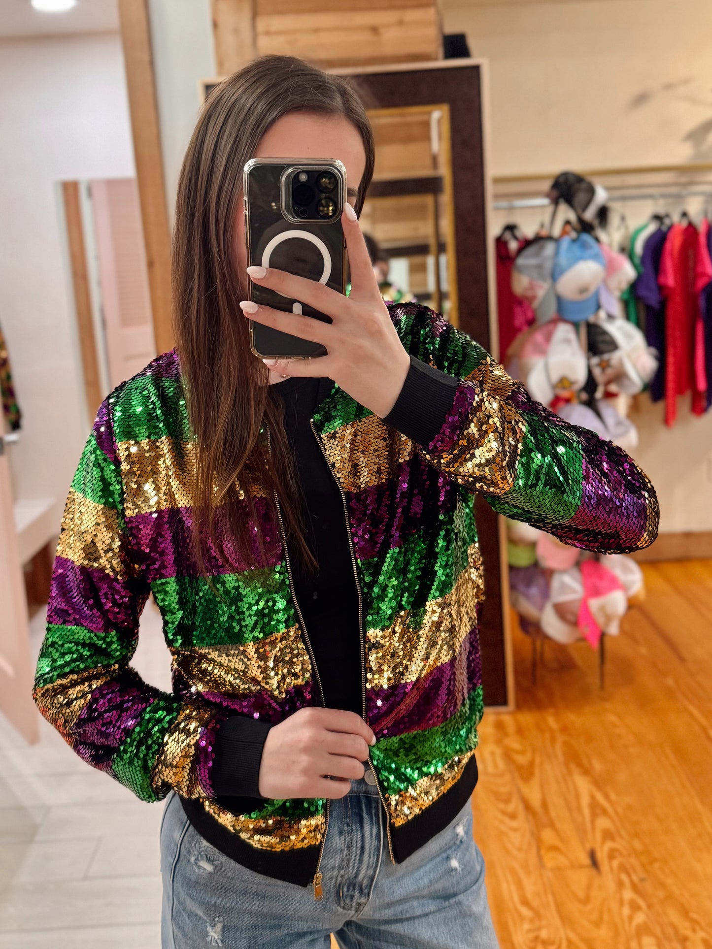Triple Crown Sequin Jacket