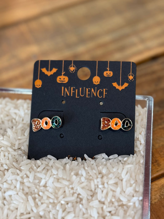Glitter Boo Studs