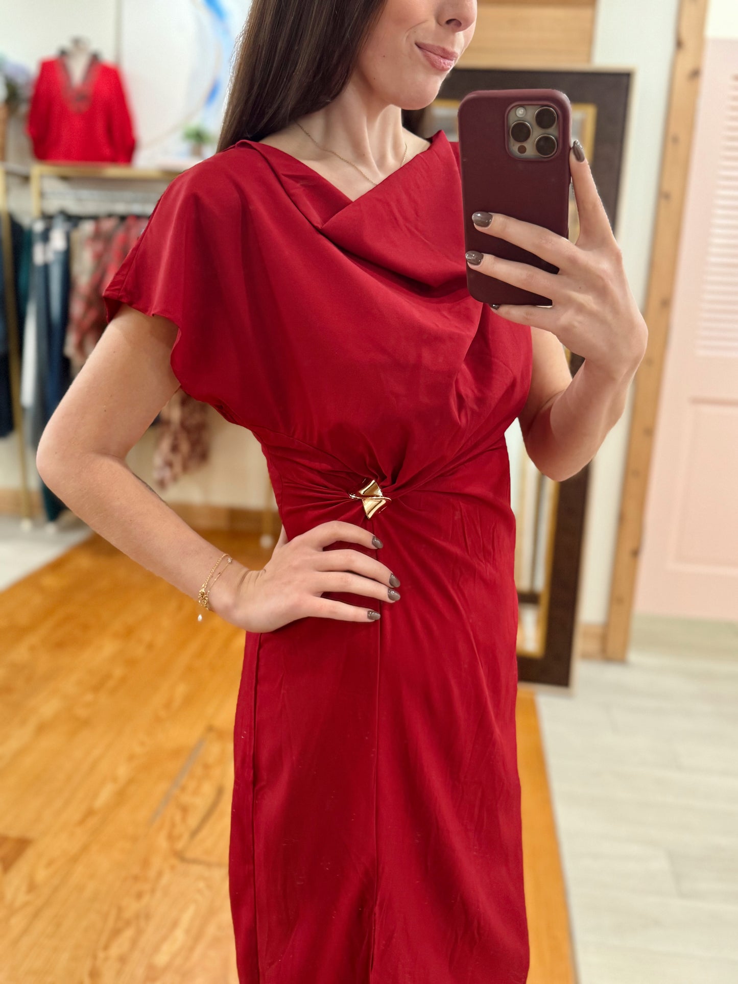 The Scarlet Sleigh Dress