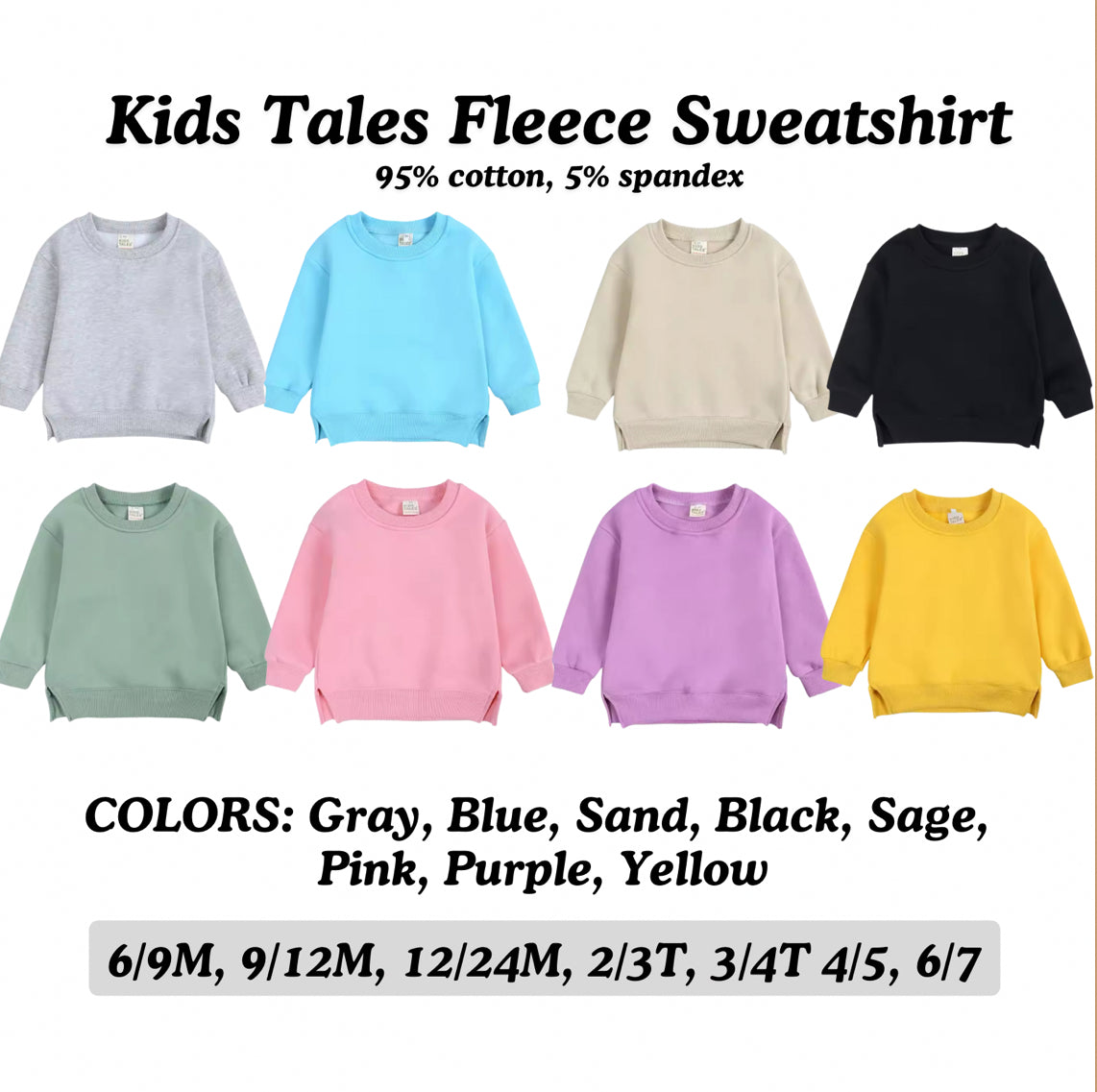 PRE ORDER: Double Name Embroidered Crewneck