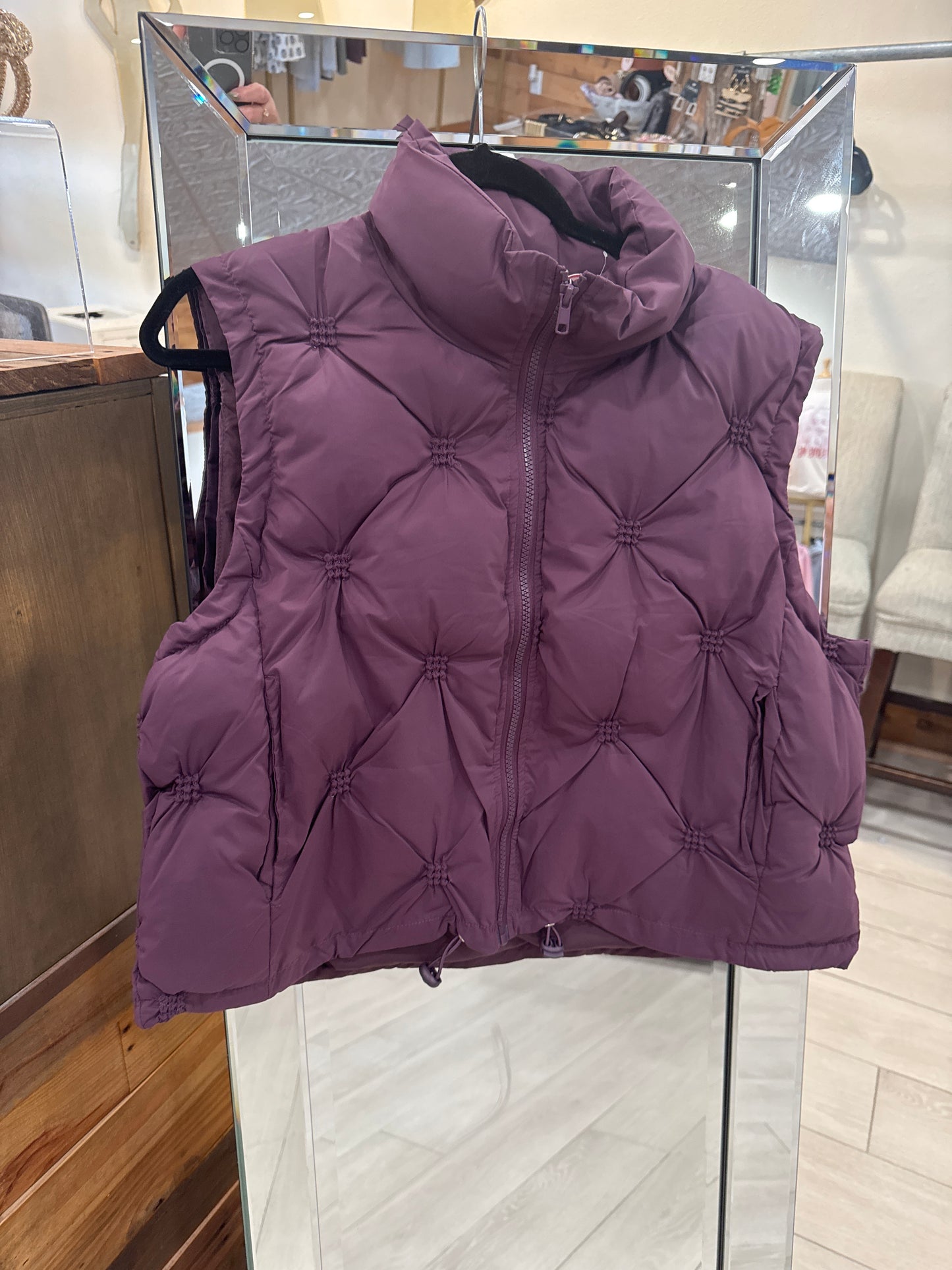 Purple Puffer Vest