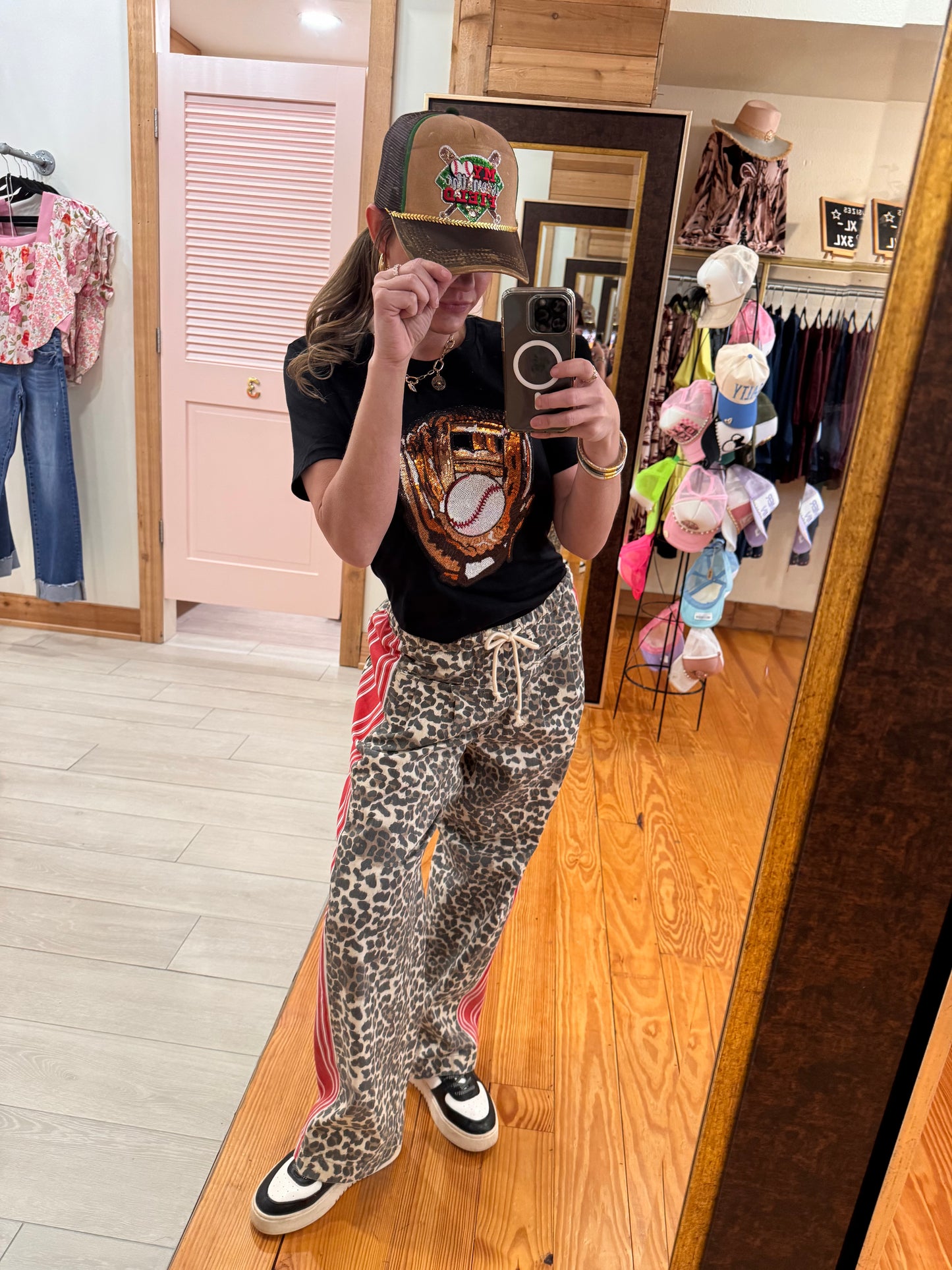 PRE ORDER - Game Day Catch Sequin Tee