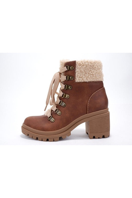 Keynote Brown Lace-Up Boot