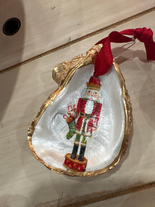 Nutcracker Noel Oyster Ornament