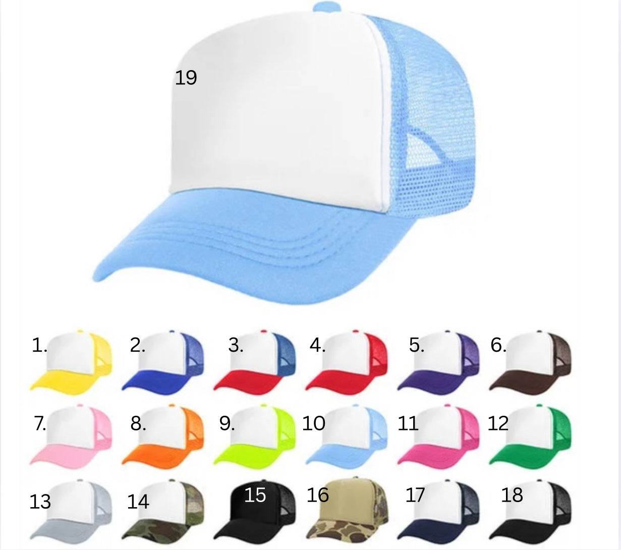 PRE ORDER: Custom Trucker Foam Hat