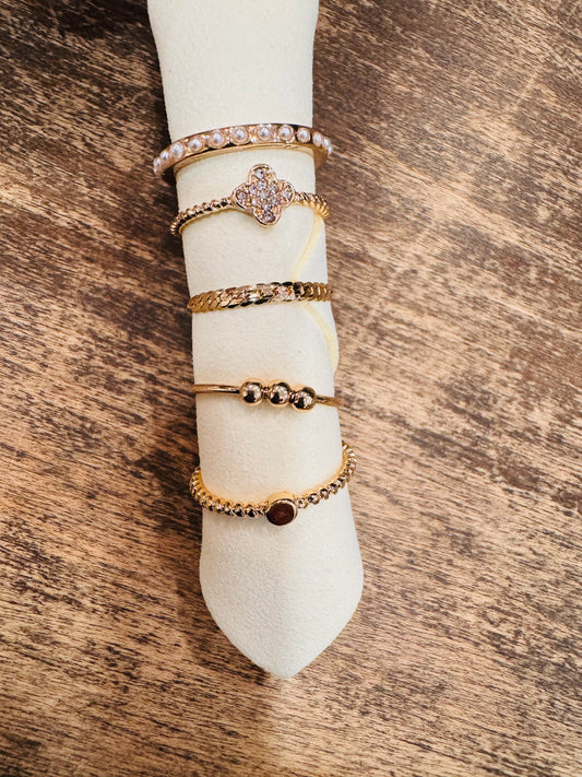 Soft Luxe Stackable Rings