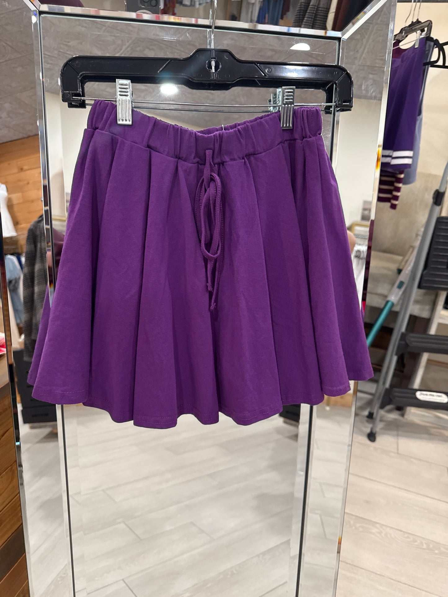 Purple skirt