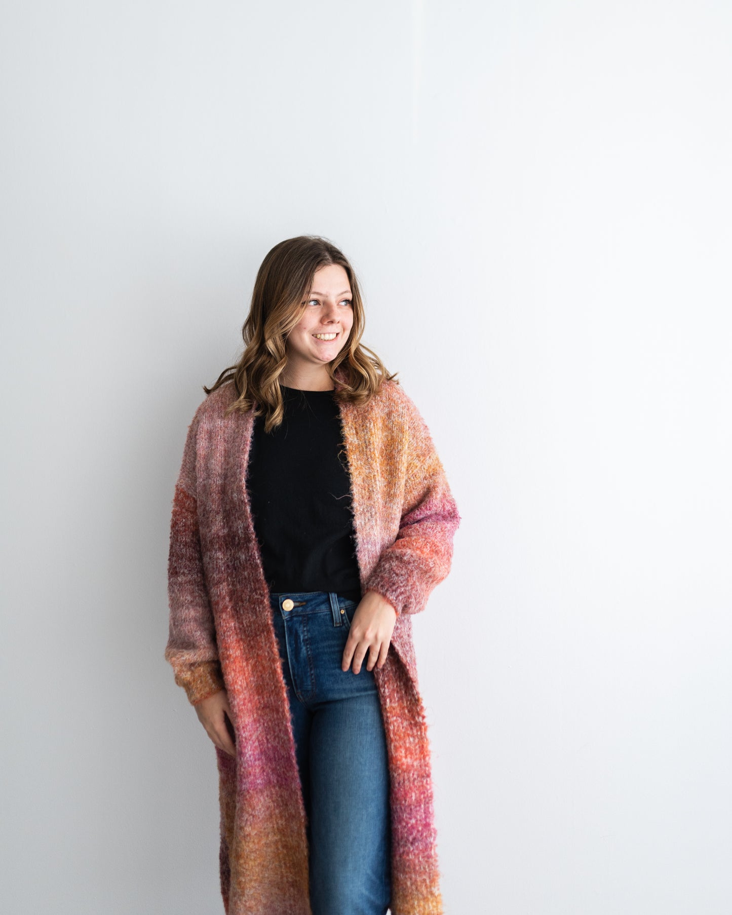 Burning Stories Ombre Cardigan