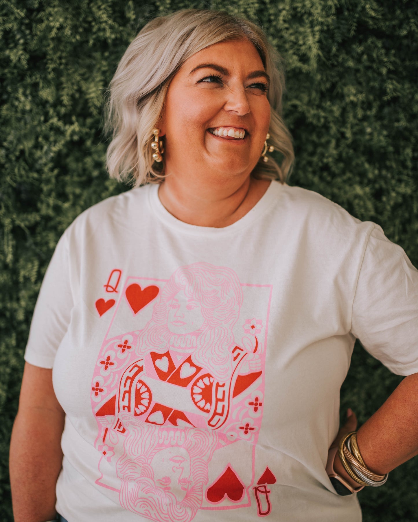 Queen of Hearts Dolly Tee