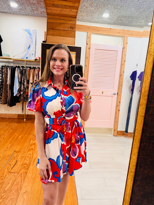 Firecracker Bloom Dress