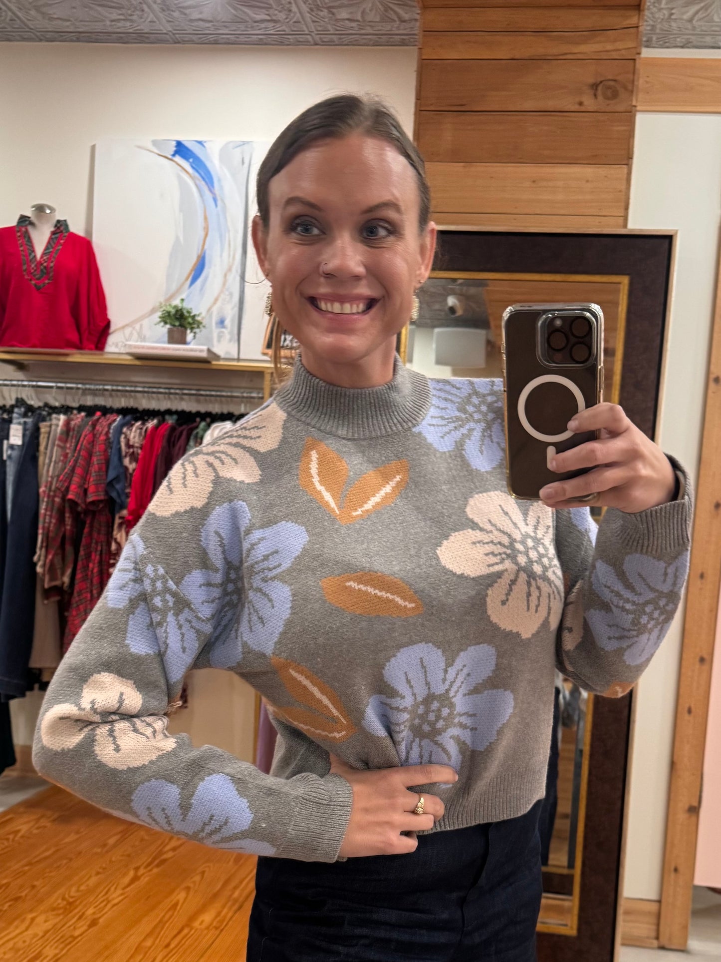 Frosted Bloom Sweater