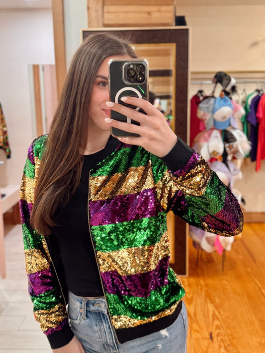 Triple Crown Sequin Jacket