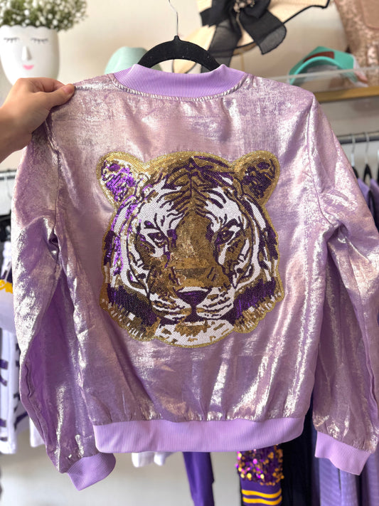 Purple Pride Tiger Jacket