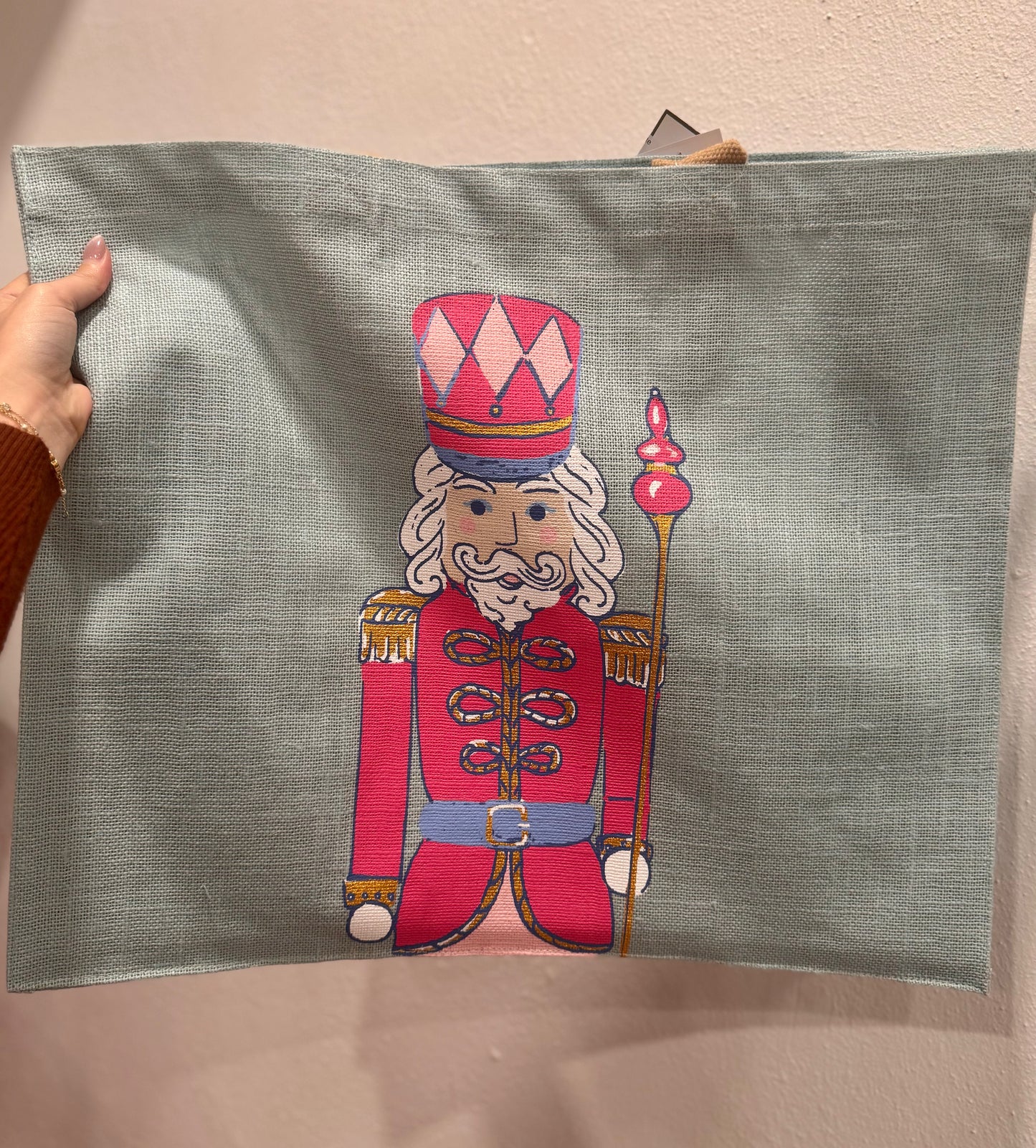 Nutcracker Noel Canvas Tote