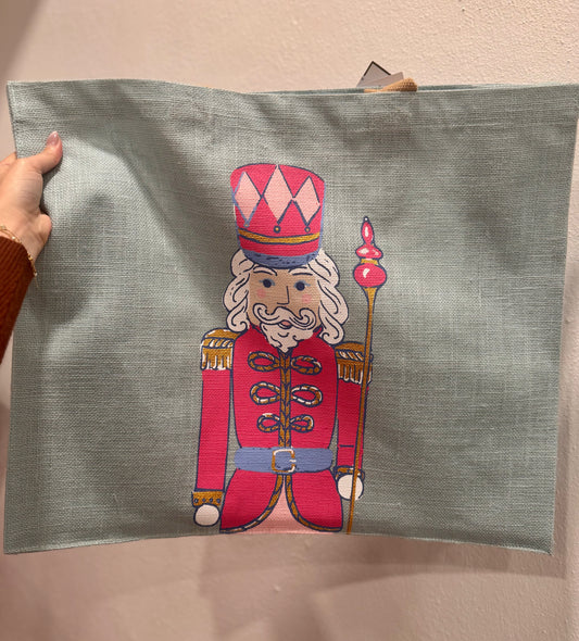 Nutcracker Noel Canvas Tote
