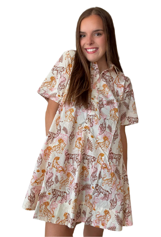 Fierce & Feminine Tigers Game Day Dress